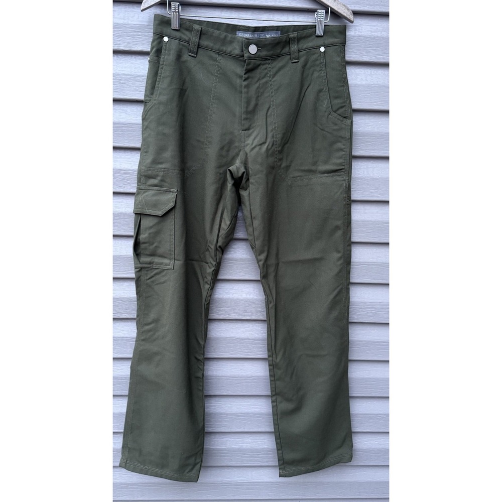 Icebreaker Merino Wool Blend Pants Men's Size 30 Inseam 32" Green Hiking